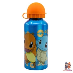 Pokemon Kinder 4 Tlg. Set 3 Kammern Brotdose Gabel Löffel Alu-Flasche -Bekleidung Peripherie 08034 B