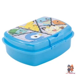 Pokemon Pikachu Kinder 4 Teiliges Set Brotdose Trinkflasche Messer Und Gabel -Bekleidung Peripherie 08038 A