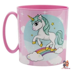 Stor Kleines Einhorn Unicorn Kinder Geschirr-Set 5 Tlg Becher Teller Schüssel Besteck -Bekleidung Peripherie 09710 B