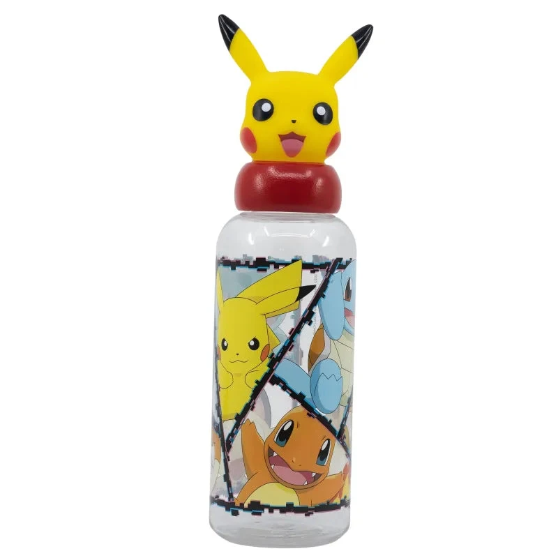 Pokemon Pikachu 3D Deckel Kinder Wasserflasche Trinkflasche 3 Pokemon Pikachu 3D Deckel Kinder Wasserflasche Trinkflasche