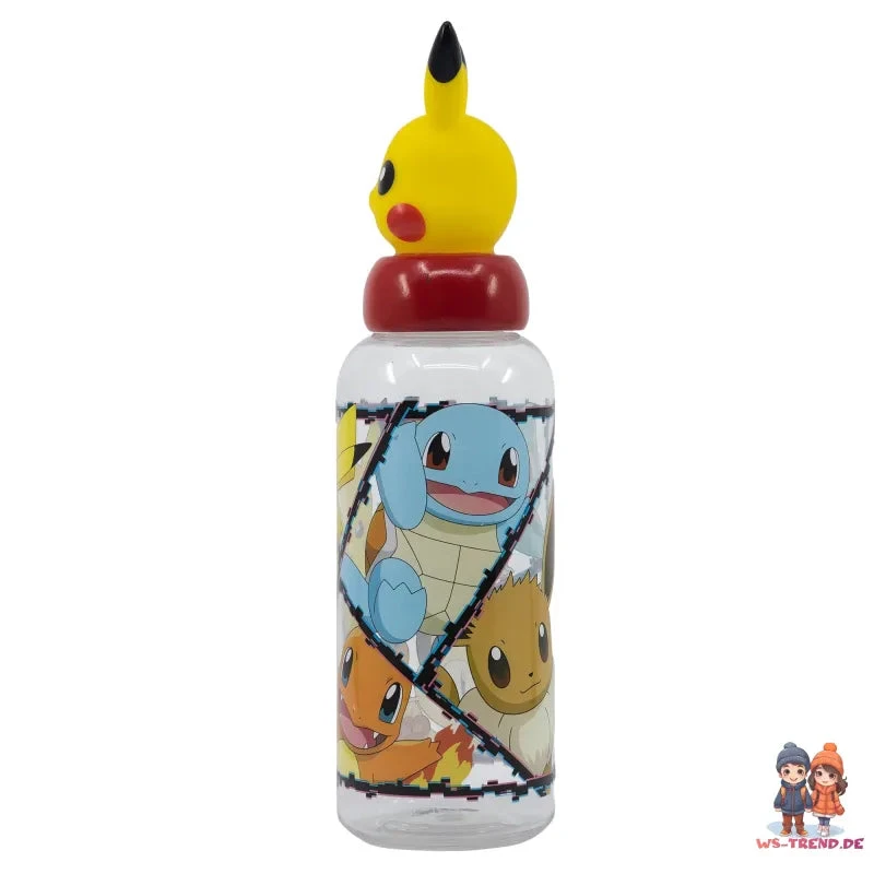 Pokemon Pikachu 3D Deckel Kinder Wasserflasche Trinkflasche 5 Pokemon Pikachu 3D Deckel Kinder Wasserflasche Trinkflasche – Bild 3