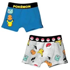 Pokemon Pikachu Friends Kinder Jungen Boxershorts Unterhose 2er Pack