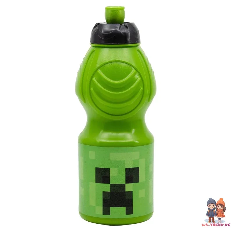 Minecraft Kinder 4 Tlg. Set 3 Kammern Brotdose- Gabel Löffel Flasche 5 Minecraft Kinder 4 Tlg. Set 3 Kammern Brotdose- Gabel Löffel Flasche – Bild 3