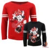 Disney Minnie Maus Kinder Langarm T-Shirt -Bekleidung Peripherie 10876982