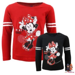 Disney Minnie Maus Kinder Langarm T-Shirt