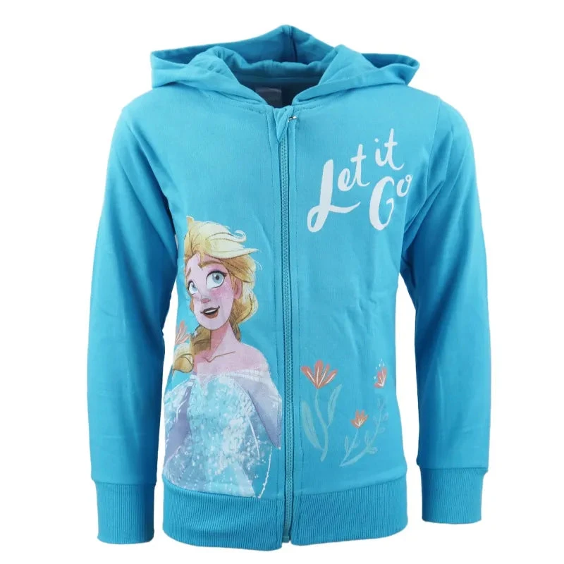 Disney Die Eiskönigin Elsa Kinder Kapuzen Pulli Jacke 3 Disney Die Eiskönigin Elsa Kinder Kapuzen Pulli Jacke