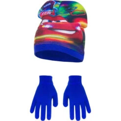 Disney Cars Lightning McQueen Kinder Wintermütze Plus Handschuhe -Bekleidung Peripherie 11247778