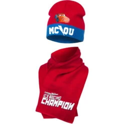 Disney Cars Lightning McQueen Kinder Wintermütze Plus Schal -Bekleidung Peripherie 11247858