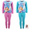 Paw Patrol Mädchen Kinder Fleece Schlafanzug Pyjama Lang