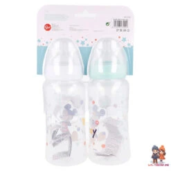 Disney Baby Mickey Maus 2er Set Milchflasche Babyfläschchen Ab 0 Monate -Bekleidung Peripherie 13000 B
