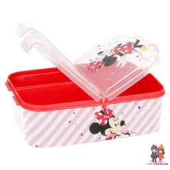 Disney Minnie Maus 2 Teiliges Lunch Set Brotdose Trinkflasche 380 Ml -Bekleidung Peripherie 13135161