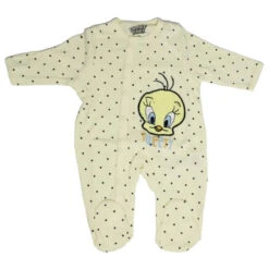 Looney Tunes Tweety Baby Kleinkind Body Strampler Einteiler