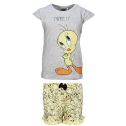 Looney Tunes Tweety Mädchen Schlafanzug Pyjama Shirt Shorts -Bekleidung Peripherie 15642360