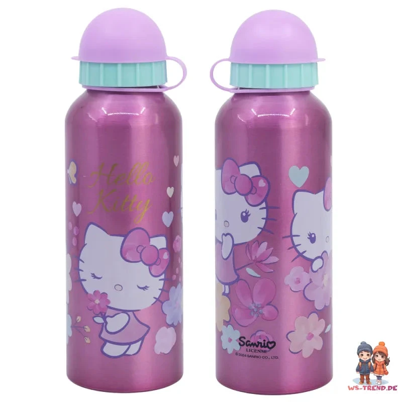 Hello Kitty 2 Tlg. Set Trolley Koffer Reisekoffer Plus Alu Trinkflasche 500 Ml 13 Hello Kitty 2 Tlg. Set Trolley Koffer Reisekoffer Plus Alu Trinkflasche 500 Ml – Bild 11