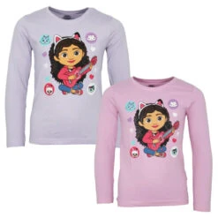 Gabbys Dollhouse Mädchen Kinder Langarmshirt Shirt