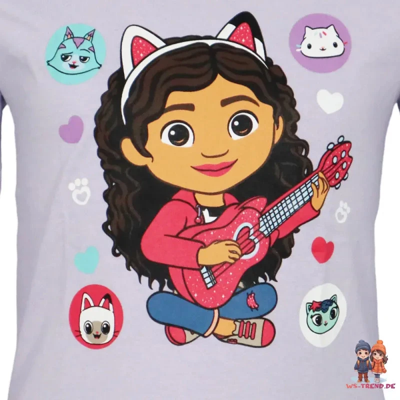 Gabbys Dollhouse Mädchen Kinder Langarmshirt Shirt 5 Gabbys Dollhouse Mädchen Kinder Langarmshirt Shirt – Bild 3