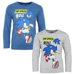 Sonic The Hedgehog Kinder Jungen Langarm Shirt Langarmshirt
