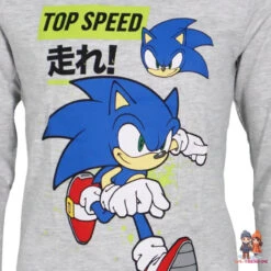 Sonic The Hedgehog Kinder Jungen Langarm Shirt Langarmshirt -Bekleidung Peripherie 16680616