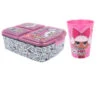 LOL Surprise 2 Teiliges Lunch Set - Brotdose 3 Kammern Trinkbecher 1 LOL Surprise 2 Teiliges Lunch Set - Brotdose 3 Kammern Trinkbecher -Bekleidung Peripherie 16807