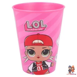 LOL Surprise 2 Teiliges Lunch Set - Brotdose 3 Kammern Trinkbecher -Bekleidung Peripherie 16807 B