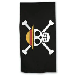 Anime One Piece Piraten Strandtuch Badetuch XL 70x140 100% Baumwolle