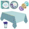 AMSCAN Meerjungfrau Mädchen Kinder Geburtstag Deko Set 39 Tlg. Partyset -Bekleidung Peripherie 1878263 511975 2 3 00