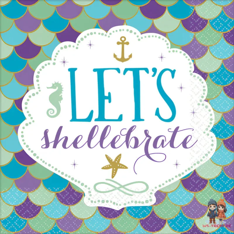 AMSCAN Meerjungfrau Mädchen Kinder Geburtstag Deko Set 39 Tlg. Partyset 4 AMSCAN Meerjungfrau Mädchen Kinder Geburtstag Deko Set 39 Tlg. Partyset – Bild 2