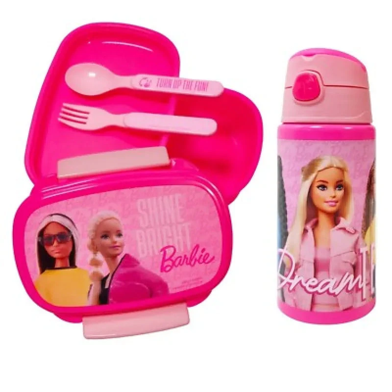 Barbie And Friends 4 Tlg Kinder Set Brotdose Aluminium Trinkflasche Besteck 3 Barbie And Friends 4 Tlg Kinder Set Brotdose Aluminium Trinkflasche Besteck