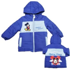Disney Mickey Mouse Kinder Winterjacke Jungen Jacke Mit Kapuze Gr. 92-116
