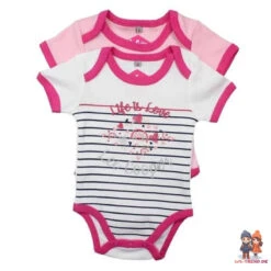 Lee Cooper 2er Set Baby Kleinkind Kurzarm Body Einteiler Gr. 56