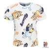 Bluey Bingo Kinder Jungen Kurzarm T-Shirt Shirt Größe 104 Bis 122 Baumwolle