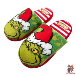 Disney Der Grinch Kinder Hausschuhe Slipper Schlüpfschuhe Pantoffeln 28