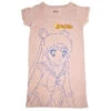 Anime Sailor Moon Damen Kurzarm Schlafshirt Nachthemd Langshirt S-XL