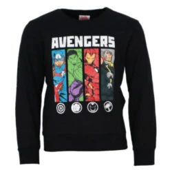 Marvel Avengers Kinder Jungen Pullover Pulli Sweater Gr. 104-134 Baumwolle