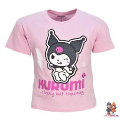 Hello Kitty Kuromi Kinder Mädchen Kurzarm T-Shirt Shirt Gr 116 Bis 158 Baumwolle