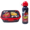 Disney Cars Lightning McQueen 2 Tlg Lunch Set Brotdose Trinkflasche Alu 530 Ml