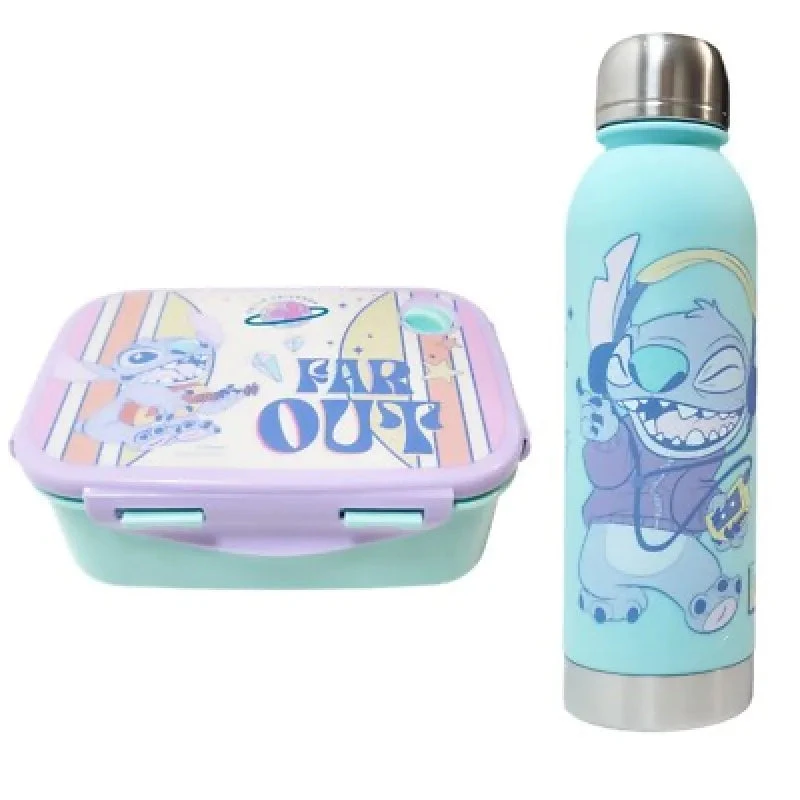 Disney Lilo Und Stitch Angel 2 Tlg. Set Brotdose Plus XL Trinkflasche 750 Ml 3 Disney Lilo Und Stitch Angel 2 Tlg. Set Brotdose Plus XL Trinkflasche 750 Ml