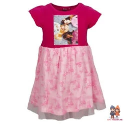 Barbie And Freinds Kinder Mädchen Sommerkleid Kleid Gr 98-128 Baumwolle