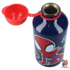 Marvel Spiderman Spidey 4 Tlg Kinder Set 3x Snackbox XL Alu Trinkflasche 500 Ml -Bekleidung Peripherie 201 00415 blue 201 00415 blue 6