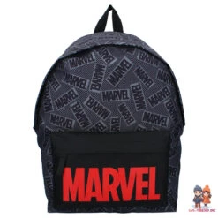 Marvel Jungen Rucksack Backpack Tasche Plus Trinkflasche Gr.43x30x14 Cm -Bekleidung Peripherie 204 4618 black 204 4618 black 1front