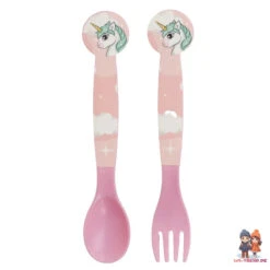 Stor Kleines Einhorn Unicorn Kinder Geschirr-Set 5 Tlg Becher Teller Schüssel Besteck -Bekleidung Peripherie 21127 A
