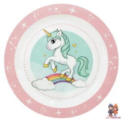 Stor Kleines Einhorn Unicorn Kinder Geschirr-Set 3 Tlg Becher Teller Schüssel -Bekleidung Peripherie 21147 A 319636e0 02db 48ce b8a9 66f3815f4164
