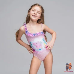 Peppa Pig Peppa Wutz Pig Kinder Mädchen Badeanzug Bademode -Bekleidung Peripherie 2200007209 17