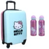Hello Kitty 2 Tlg. Set Trolley Koffer Reisekoffer Plus Alu Trinkflasche 500 Ml