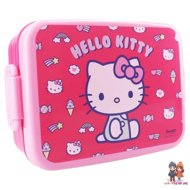 Hello Kitty 2 Tlg. Kinder Lunch Set Brotdose XL Alu Trinkflasche 500 Ml 4 Hello Kitty 2 Tlg. Kinder Lunch Set Brotdose XL Alu Trinkflasche 500 Ml – Bild 2