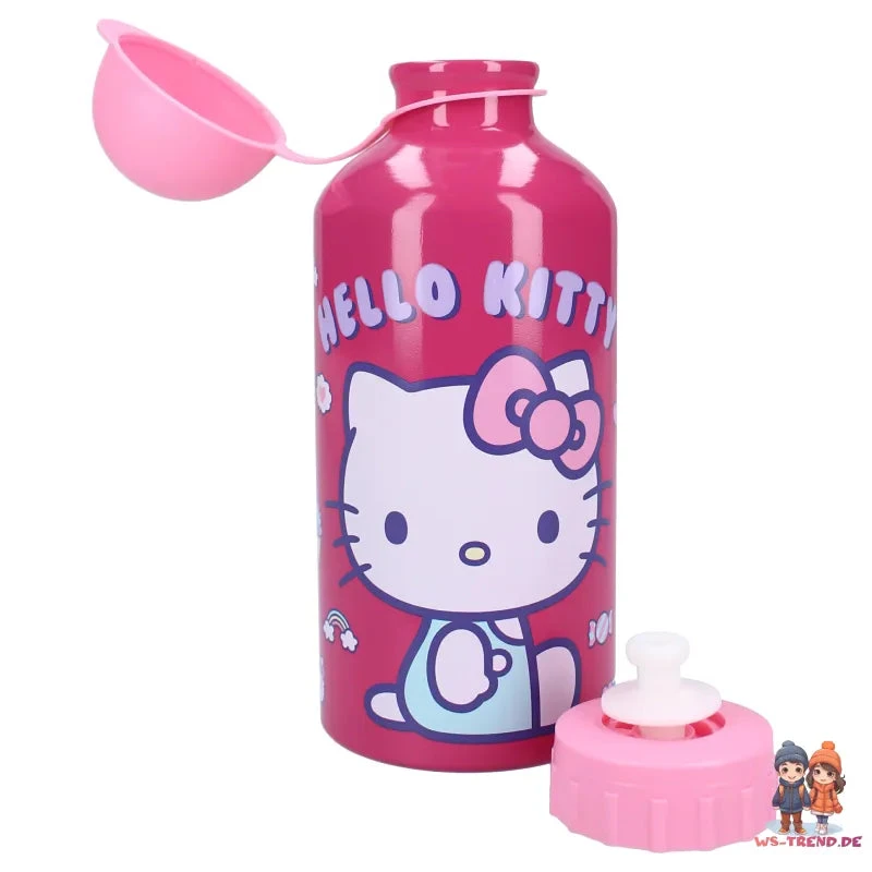 Hello Kitty 2 Tlg. Kinder Lunch Set Brotdose XL Alu Trinkflasche 500 Ml 13 Hello Kitty 2 Tlg. Kinder Lunch Set Brotdose XL Alu Trinkflasche 500 Ml – Bild 11