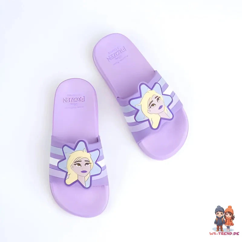 Disney Die Eiskönigin Elsa Mädchen Kinder 3D Sandalen Badeschuhe 4 Disney Die Eiskönigin Elsa Mädchen Kinder 3D Sandalen Badeschuhe – Bild 2
