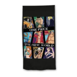 One Piece Monkey D Ruffy And Crew Mikrofaser Strandtuch Badetuch XL 70x140