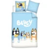 Bluey Und Bingo Kinder Bettwäsche 2tlg. Set 135-140x200 65x65 PolyCotton