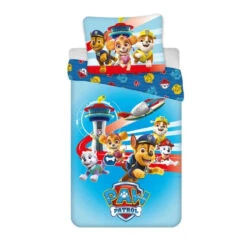 Paw Patrol Chase Rubble Marshall Kinder Bettwäsche Set 135/140x200 65x65